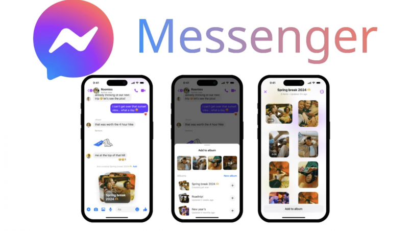 Nowe funkcje Messengera. Jak tworzyć udostępnione albumy i wysyłać zdjęcia HD w czatach Facebook Messenger?
