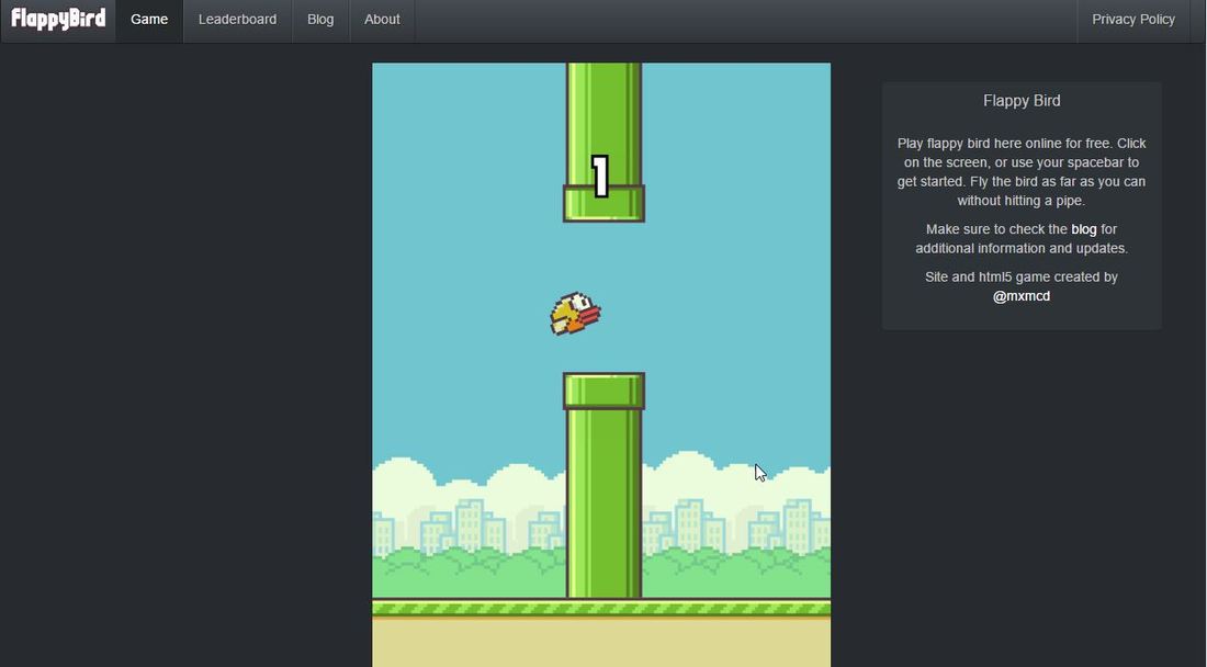 Flappy Bird na PC