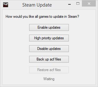 Steam Update Enabler / Disabler