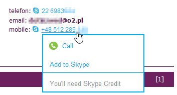 Skype Click To Call - jak to usunąć