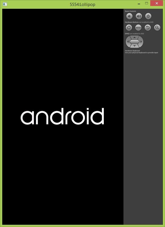 Uruchamianie emulatora Androida 5.0