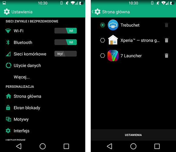Zmiana launchera - Android 4.4+