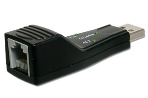 Adapter typu Fast Ethernet USB 2.0