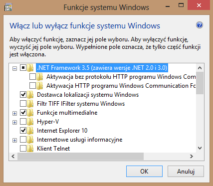 Funkcje systemu Windows