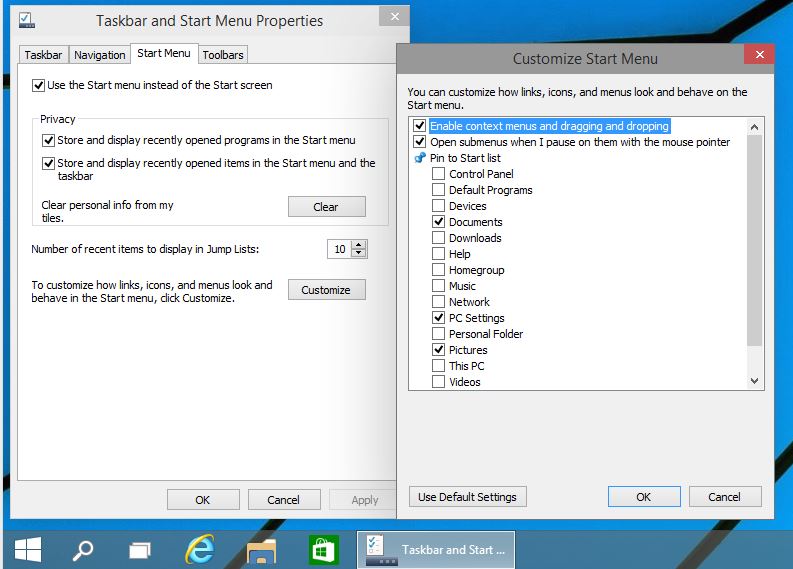 Przypinanie nowych skrótów specjalnych do menu Start w Windows 10