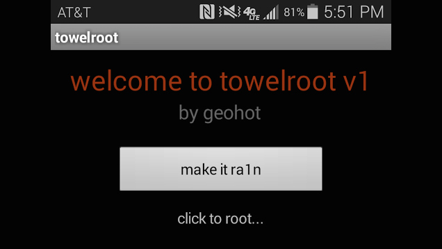 Rootowanie za pomocą TowelRoot