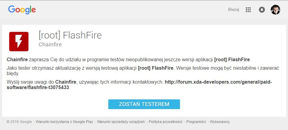 Zostań testerem FlashFire