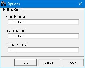 Gamminator - opcje