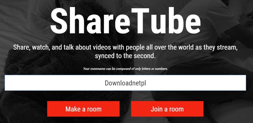 ShareTube - główna strona