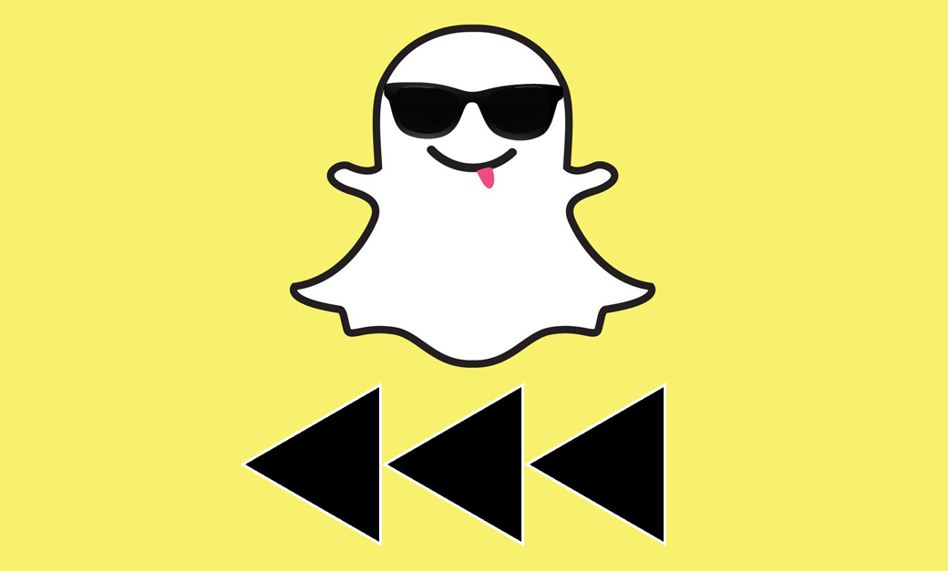 Snapchat - nagrywanie filmów od tyłu