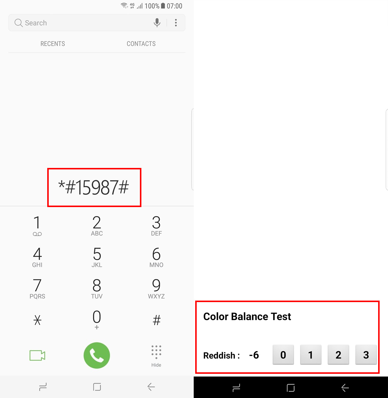 Korekcja balansu bieli w Galaxy S8