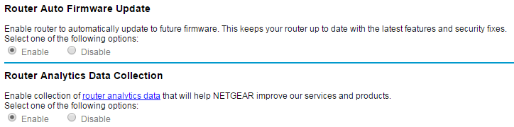 Wyłącz opcję zbierania danych w routerach NetGear