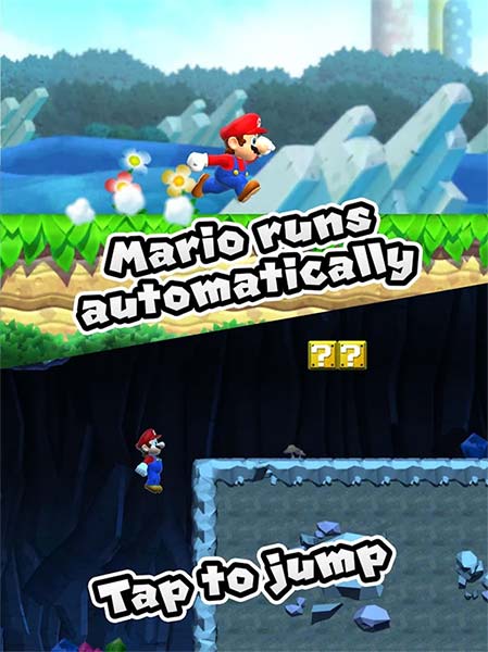 Super Mario Run - zrzut ekranu