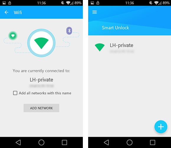 Smart Unlock - dodanie sieci Wi-Fi jako zaufanej