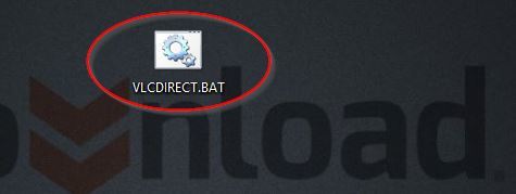 VLCDirect.bat - skrypt uruchamiający VLC