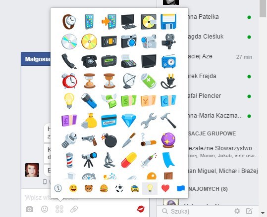 Nowe emoji na Facebooku