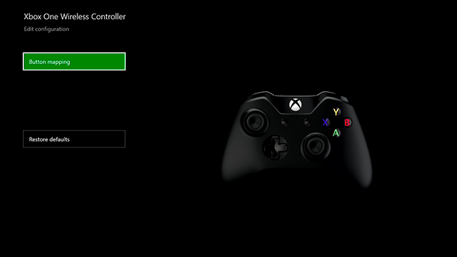 Ustawienia pada w Xbox One