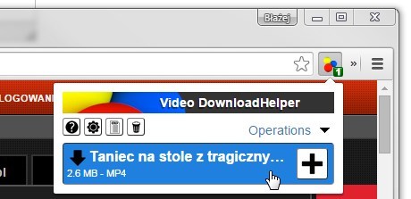 Pobieranie filmu z CDA.pl w Chrome