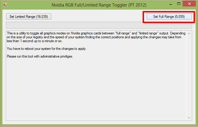 NVIDIA RGB FULL/Limited Toggler