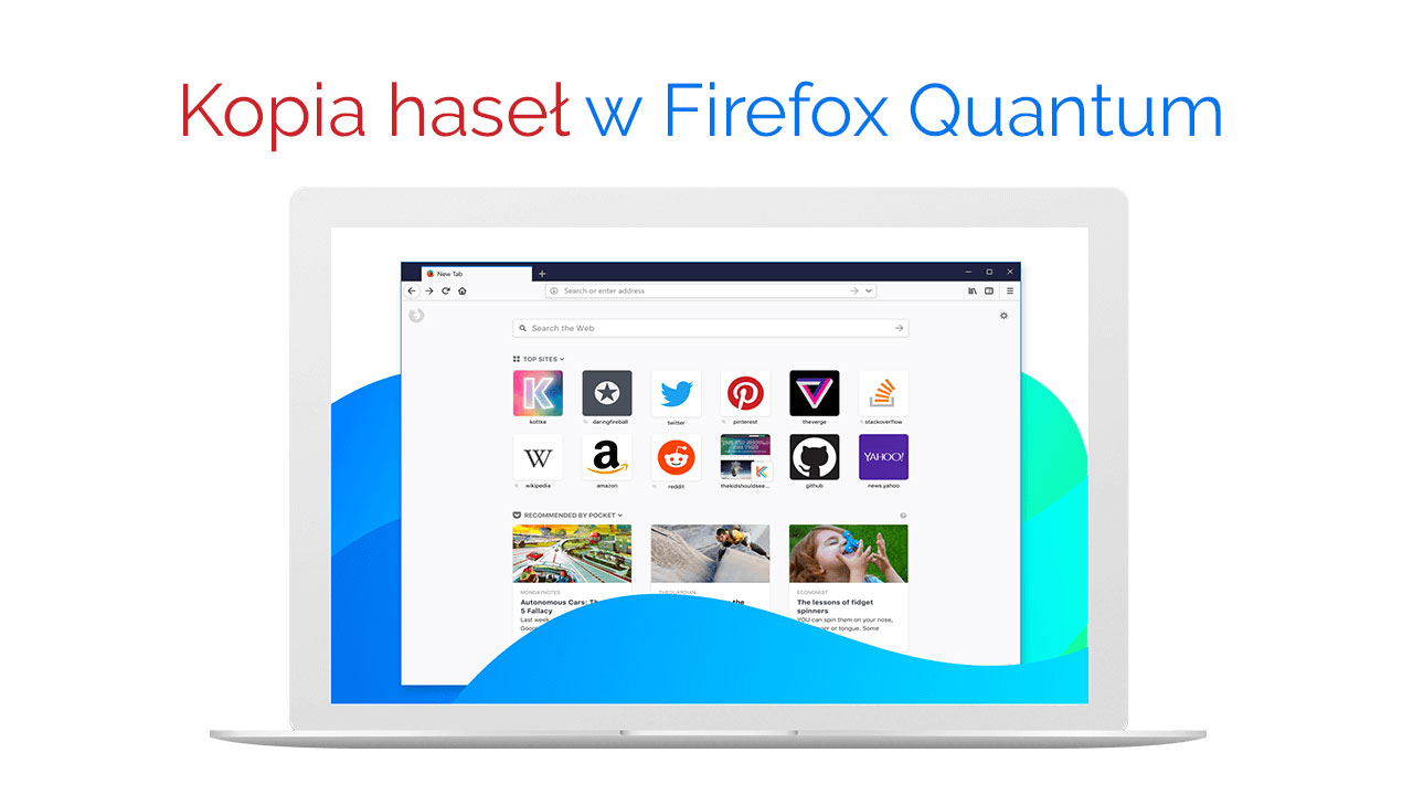 Tworzenie kopii zapasowej haseł w Firefox Quantum