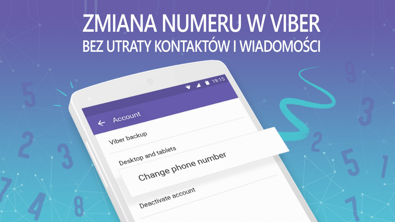 Viber - zmiana numeru bez utraty danych