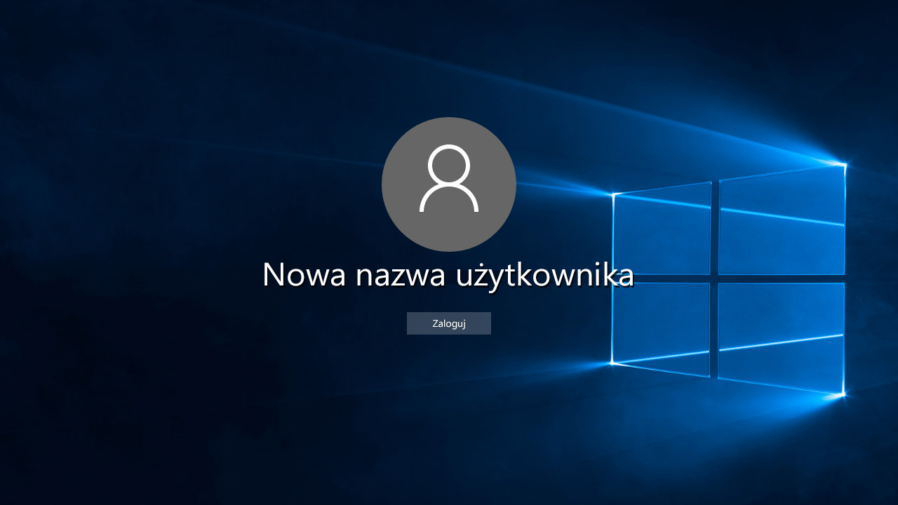Zmiana nazwy użytkownika w Windows 10