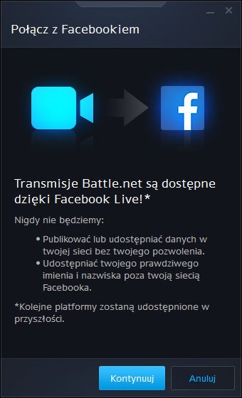 Zaloguj się na Facebooku w Battle.net
