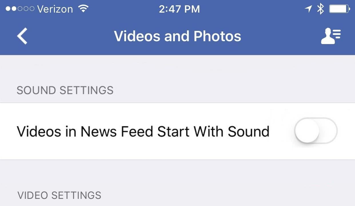 Wyłączanie automatycznego odtwarzania dźwięków w filmach na Facebooku