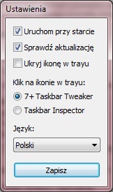 7+ Taskbar Tweaker