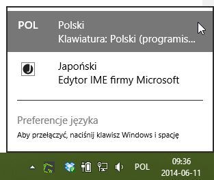 Jak ukryć pasek języka w Windows 8