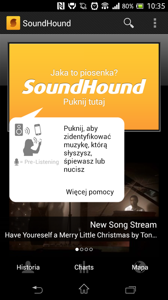 SoundHound - rozpoznawanie muzyki smartfonem