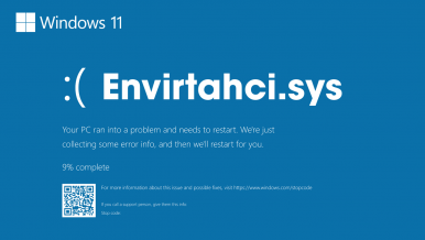 Jak naprawić niebieski ekran Envirtahci.sys w systemie Windows 11.