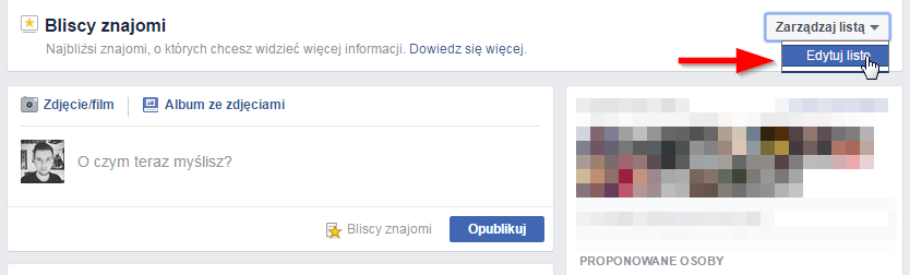 Facebook powiadomienia o aktywności znajomych