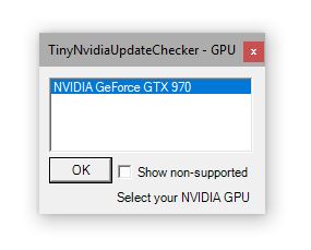 Tinynvidiaupdatechecker Tinynvidiaupdatechecker