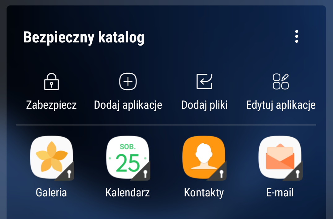 Blokada aplikacji samsung s8