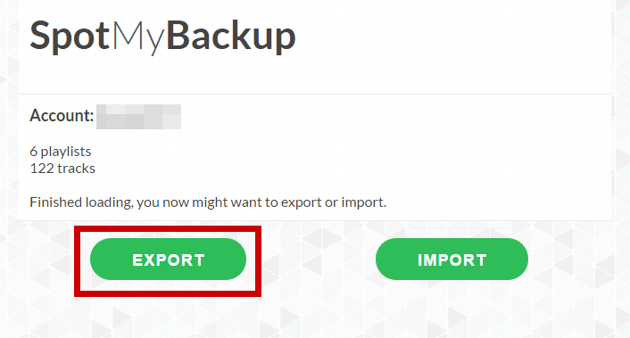 SpotMyBackup - zapisz playlisty