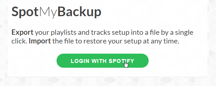 SpotMyBackup - zaloguj się na konto