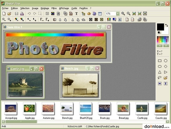 PhotoFiltre Programy graficzne PhotoFiltre Programy graficzne