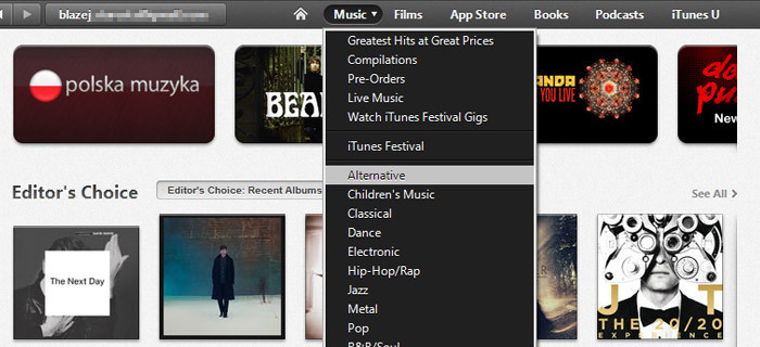iTunes Store - muzyka