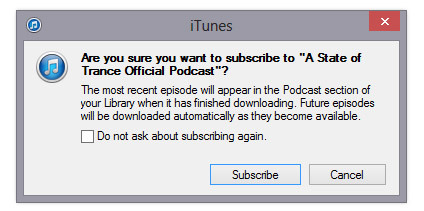 iTunes Store - subskrybowanie podcastu