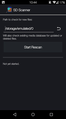 SD Scanner - skanowanie pamięci Androida w poszukiwaniu nowych danych