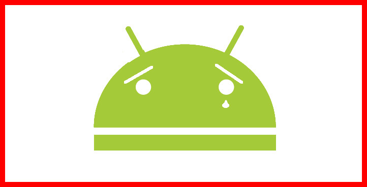 Android - czerwona ramka wokół ekranu