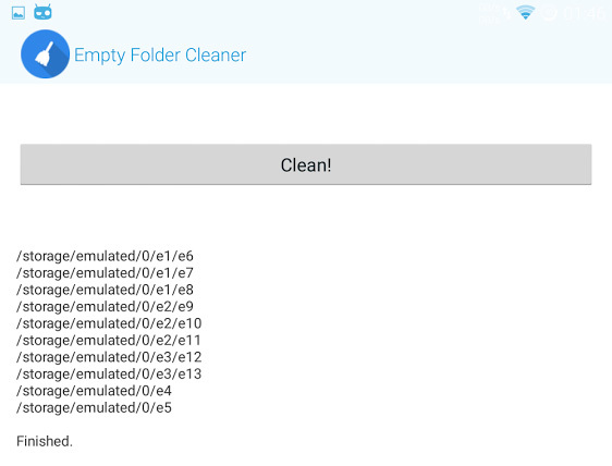 Empty Folder Cleaner