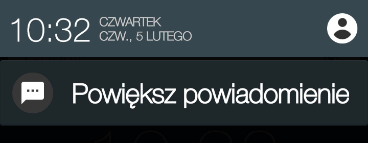 Jak powiększyć powiadomienia w Androidzie