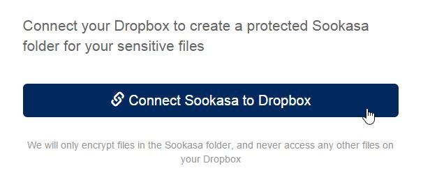 Parowanie konta Sookasa z kontem Dropbox