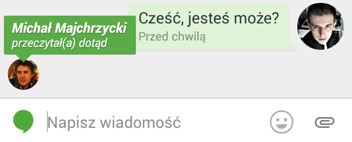Hangouty - jak wyłączyć informacje o przeczytaniu wiadomości