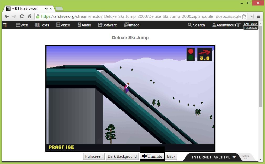 Deluxe Ski Jump w Internet Archive