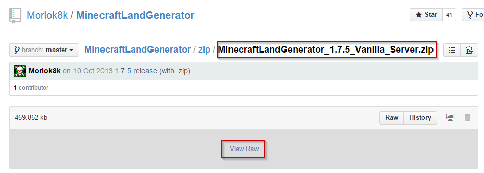 Pobieranie Minecraft Land Generatora
