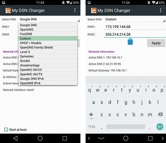 My DNS Changer - ustawianie adresów DNS