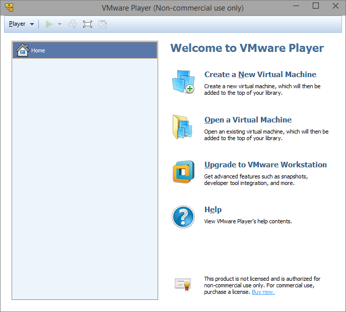 Tworzenie nowej maszyny wirtualnej w VMware